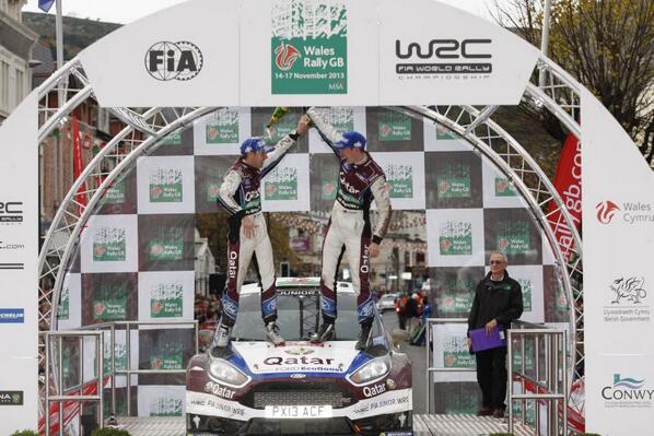 QMWRT's tweet image. A Welsh winner @WalesRallyGB - Elfyn didn't put a foot wrong all w/e and led a 1, 2, 3 for the Fiesta R5 in #WRC2