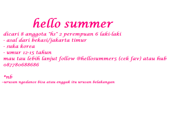 HelloSummer5's tweet image. 