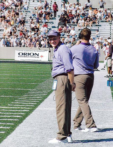 DanAllenFndn's tweet photo. Coach Allen coached two victories over Army. One at BU, and one at HC.  Here he is enjoying the victory while at HC! http://t.co/n6ykmXNTKP