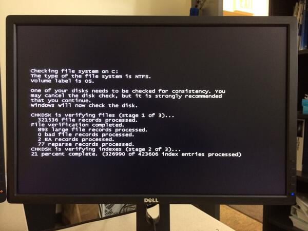 shaolin108's tweet image. Not the way you want to start your Monday. #IHateComputers