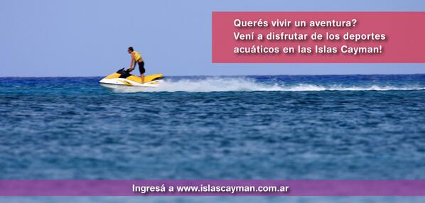 Querés vivir un aventura? Vení a disfrutar de los deportes acuáticos en las Islas Cayman! islascayman.com.ar