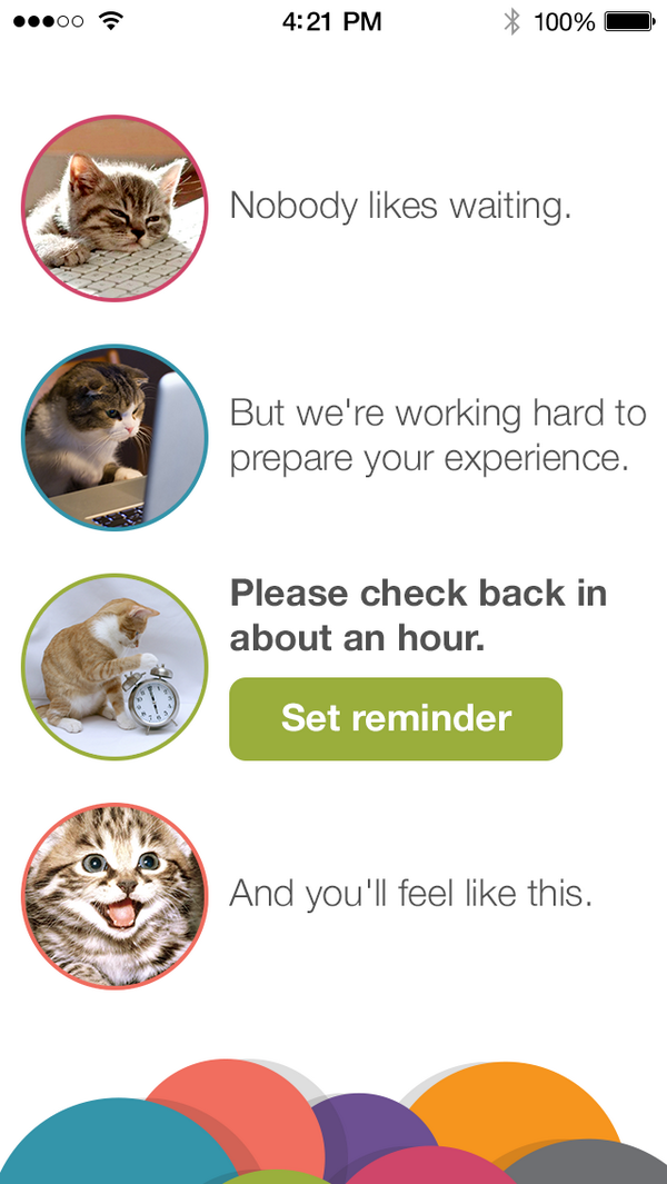 Spotsetter's tweet photo. We know that waiting can be a real drag sometimes, but for you new users it's worth it! http://t.co/Sw3rLRu6Rh