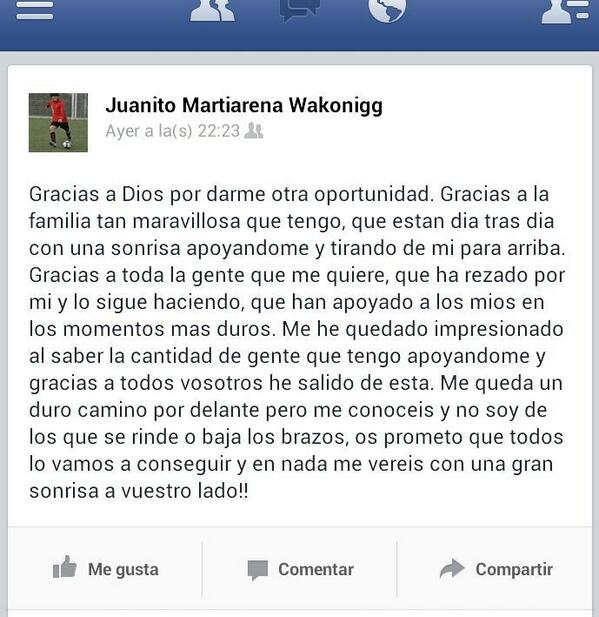 joe_recio's tweet photo. Sobra cualquier comentario. Espectacular #grandemarti #muchasgracias http://t.co/NVP1n9H5Fs