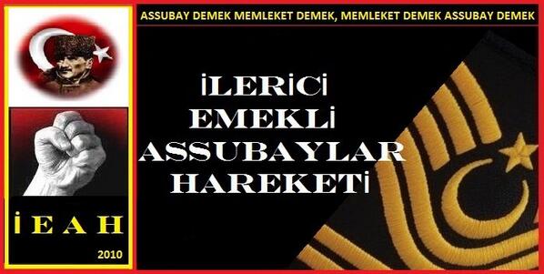 icerselcuk's tweet photo. İLERİCİ EMEKLİ ASSUBAYLAR HAREKETİ 
Haklarımızı gasp eden Siyasi ve Askeri Otoriteye hesabını soracaktır. http://t.co/5EWBB9gyJ5