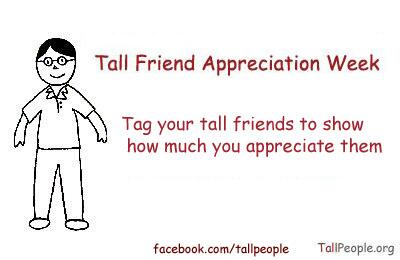 TallPeopleOrg's tweet photo. Tall Friend Appreciation Week 2013! #tall #tallpeople #tallfriends http://t.co/OkSwL4EQLO http://t.co/dpGkwgMchE