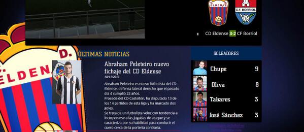 Toda la última hora del CD Eldense eldense1921.wix.com/inicio y en el foro eldense1921.tk