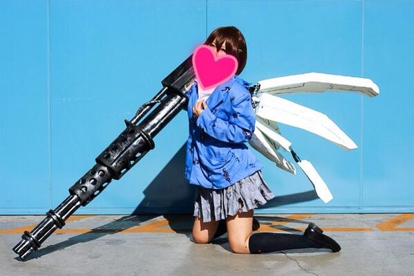 最終兵器彼女コスプレ 武器・羽付き
