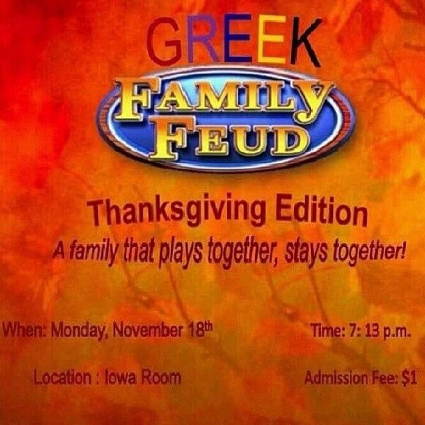 ClaflinSab's tweet photo. Come out tonight!! You don't have to be Greek to attend! Just $1!! http://t.co/9urtCCWKzx