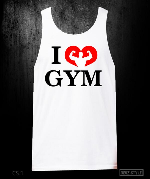 DEUZ_STYLE's tweet photo. CAMISETA SIN MANGAS DE ALGODON                             I ♥ GYM http://t.co/nN4wWQxYrg