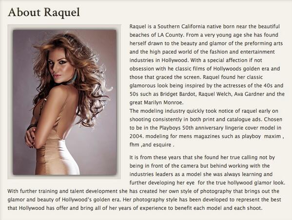 #Celebrity #photographer <a href="/RaquelRischard/">raquel</a> will be joining us December 5, 2013 @ our Biomed Spa Glam Beauty Bash Event!
