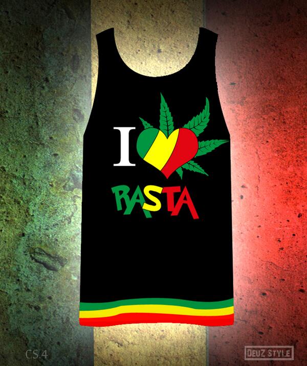 DEUZ_STYLE's tweet photo. camiseta sin mangas personalizada I ♥ Rasta ♥♥ http://t.co/oCTgh4Acg3