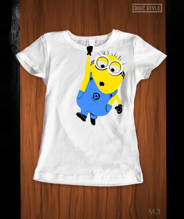 DEUZ_STYLE's tweet photo. blusa minions =) http://t.co/PDvSYfDkbb