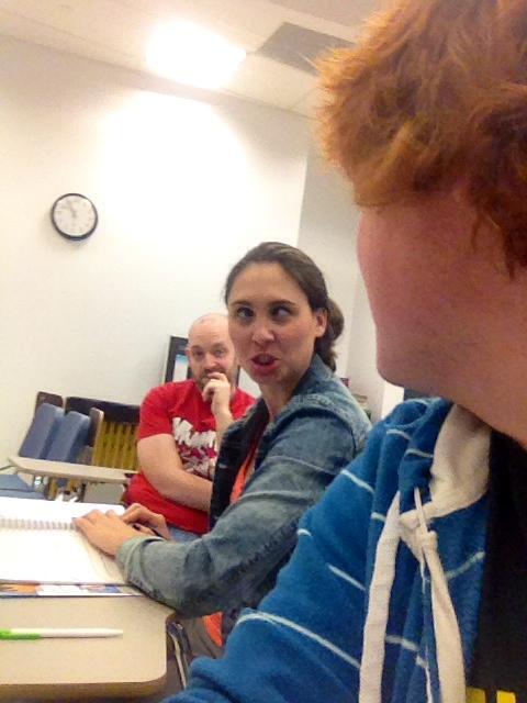 CambriaU's tweet photo. “@AndrewHRiddle: This weirdo distracts my music learning @CambriaU http://t.co/LcE7wvpISD”