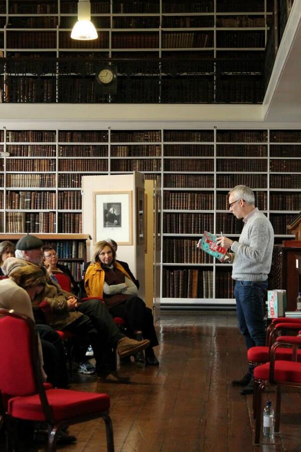fergusmuirhead's tweet photo. Armagh Public Library. Great venue for launch of @apiperstale during William Kennedy Piping Festival #wkpf http://t.co/XnfChc1ssa