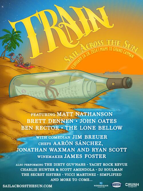 I'm incredibly excited to hit the high seas with <a href="/Train/">train</a> and other stellar artists this February! You coming?