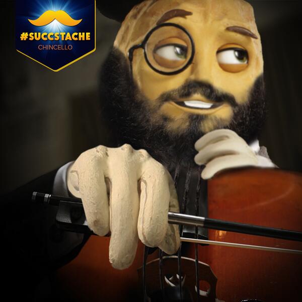 MrPeanut's tweet photo. You’ll find it convenient to have an orchestra on hand to accompany your various life successes. #Movember http://t.co/OUTpop5O0a