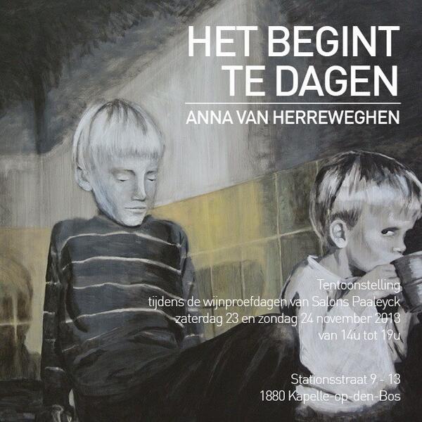 AVanHerreweghen's tweet photo. Nu zaterdag en zondag: #tentoonstelling! #schilderijen #annavanherreweghen #hetbeginttedagen - keihard ;) http://t.co/90rV2t0gOv