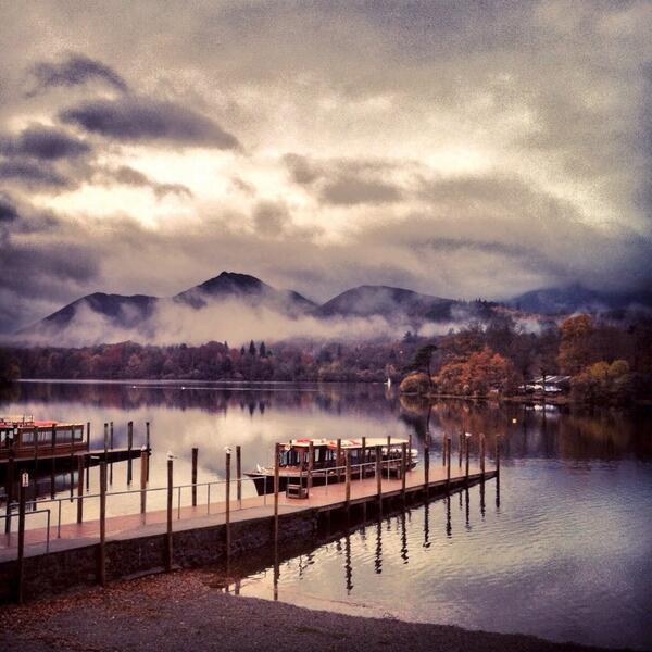 Good old autumnal moodiness at #derwentwater #nationaltrust #cumbria