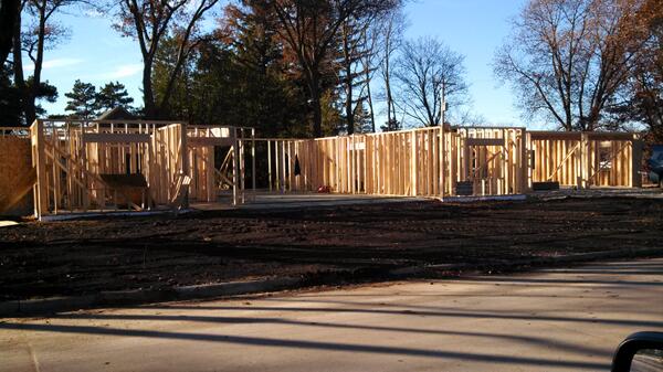 Nice new home being built in Charles City.Thanks for the business.