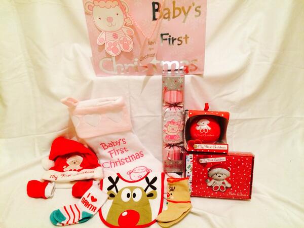 PrettyParcelUK's tweet image. Baby girls first Xmas at prettyparcel.co.uk