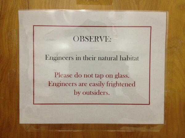 Matt_Heverly's tweet image. My new favorite sign at JPL.