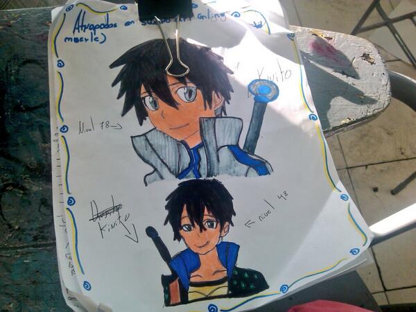 ModecYoana's tweet image. Sword art online dibujos