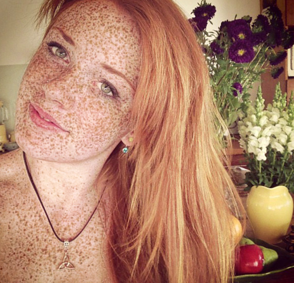 Solo domina mounth freckles