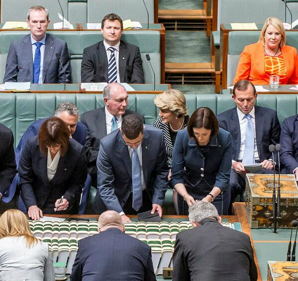 NickVarvarisMP's tweet photo. One week since I was sworn in as the new Federal Member for Barton. #44thParliament http://t.co/DbnPMLRKsT