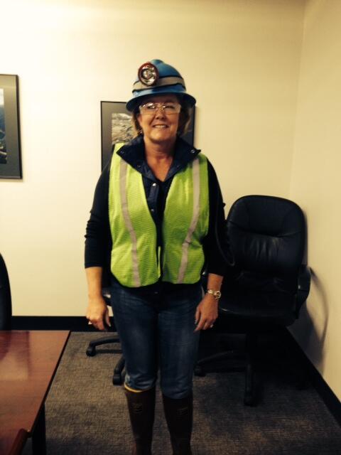 Well, today I got to wear safety equipment to tour the Henderson Mine to see their operations that are...