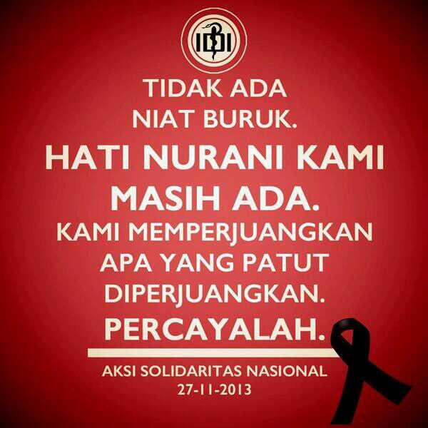 SM_FKUAJ's tweet photo. #TolakKriminalisasiDokter http://t.co/lQV3VPkFzZ