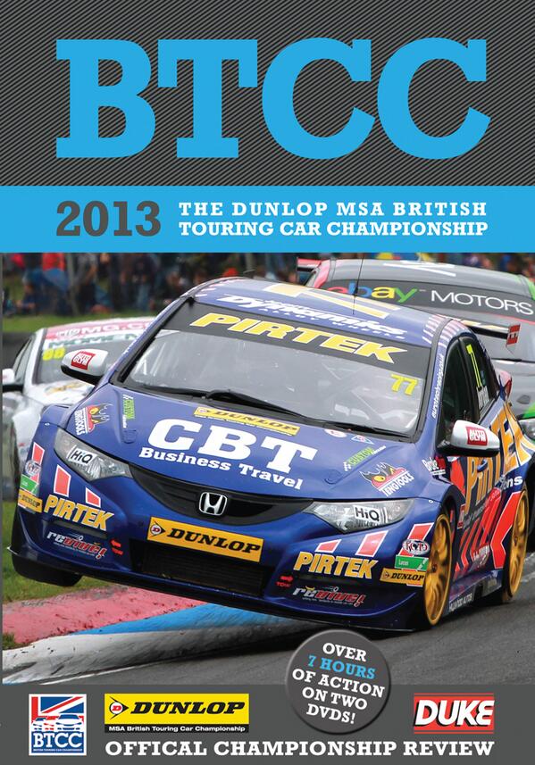 Win 1 of 6 @DunlopBTCC season DVDs! RT by 2pm Tues 3 Dec to enter or buy from <a href="/DukeVideo/">Duke Video</a> via bit.ly/1cprYK5