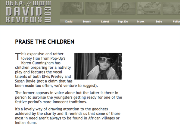 Pop_UpFilms's tweet image. Thanks @JasonAtDavid for your kind festive words for our Xmas film. Buy the single for @savechildrenuk.