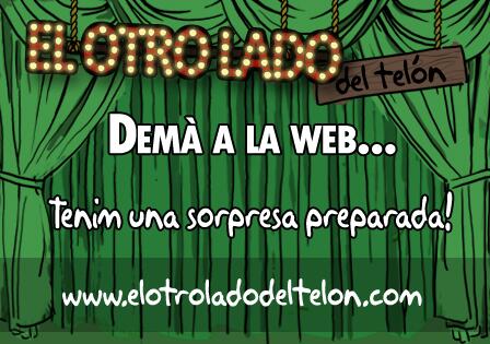 Per a demà tenim una sorpresa preparada, en teniu ganes? Haureu d'esperar... elotroladodeltelon.com