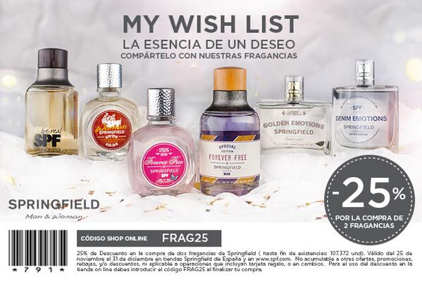 springfieldmw's tweet photo. @OnlyImMirian Gracias por compartir tus deseos en la #wishlistspringfield Disfruta de tu cupón y regala emociones http://t.co/gjOZsTcRHu