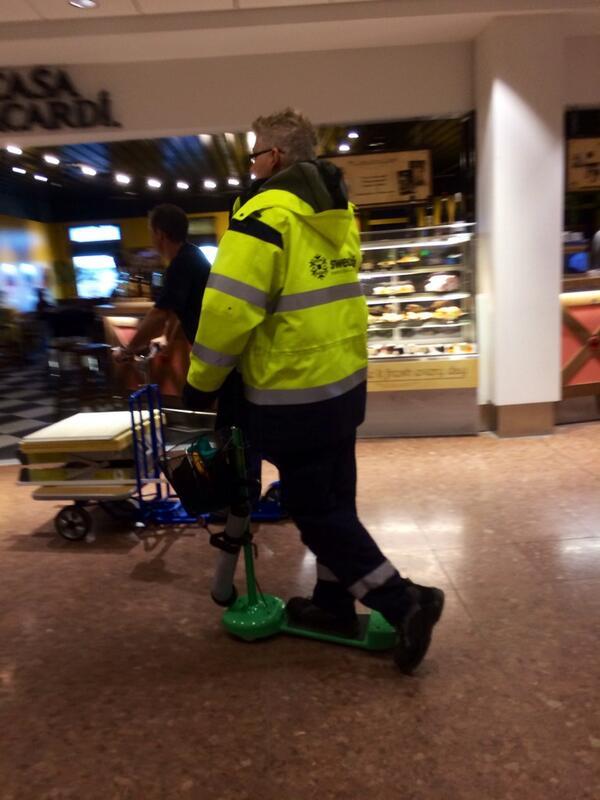 Pretty cool way go get around at the #airport