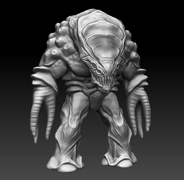 SteveStringer3D's tweet image. Working on this guy as a side project.  fleshing out the face atm. Thought i&apos;d start posting some WIP shots  #zbrush