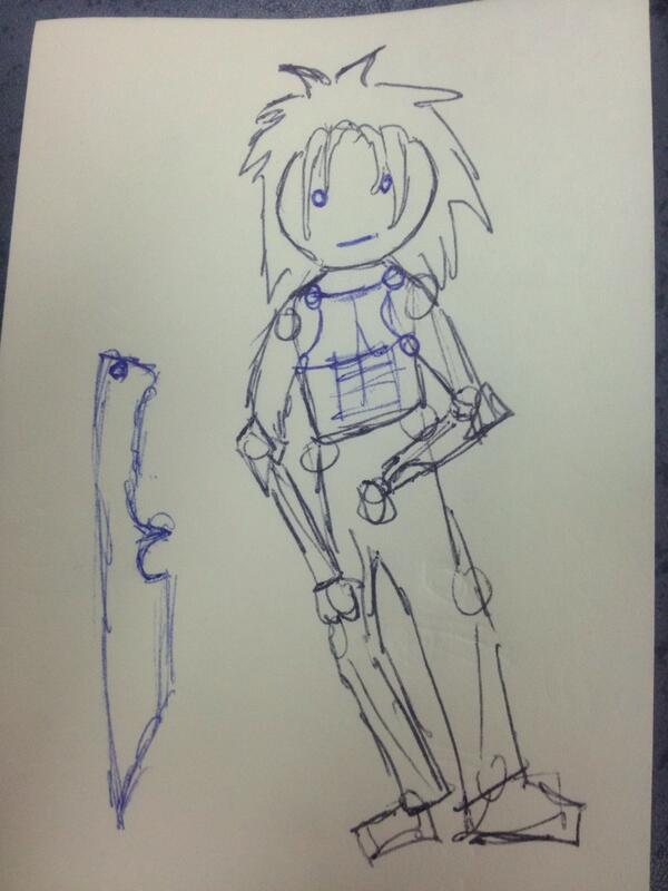 reyreykid's tweet photo. My animated zombie killer Scott! Rt if you like to kill zombies! http://t.co/RqbT7VCFdR