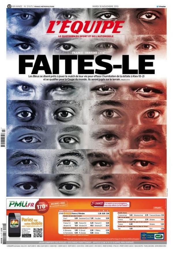 lequipe's tweet image. Les yeux dans les Bleus