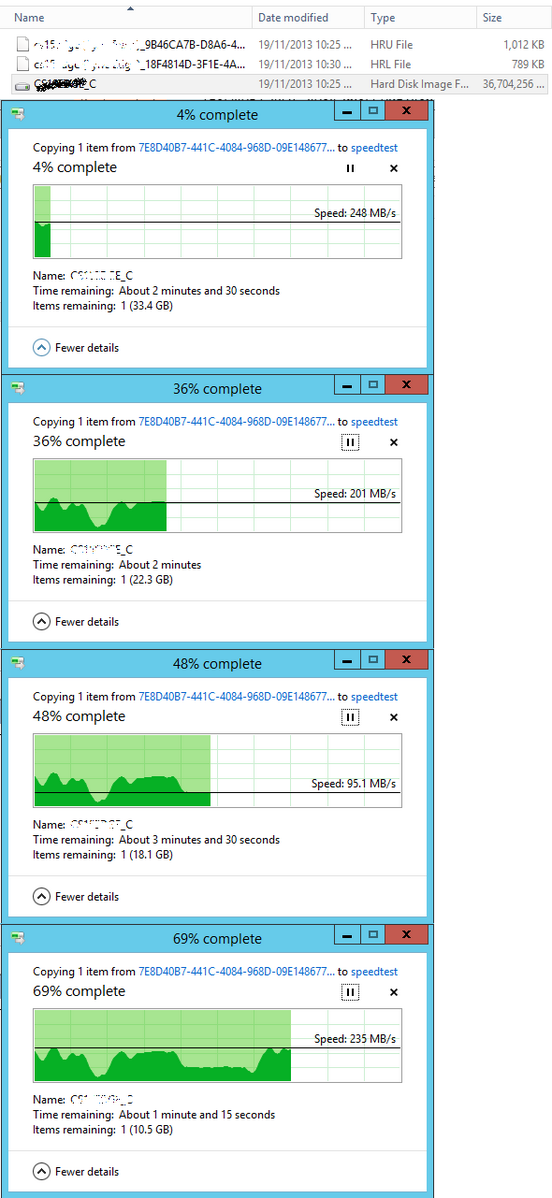 copying 36GB file