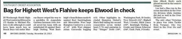 Our Pres <a href="/Flahive26/">Michael Flahive</a> steals the headline in this week's #Bayside <a href="/LeaderOnline/">Leader News</a> #president #flahive #bag #michelle