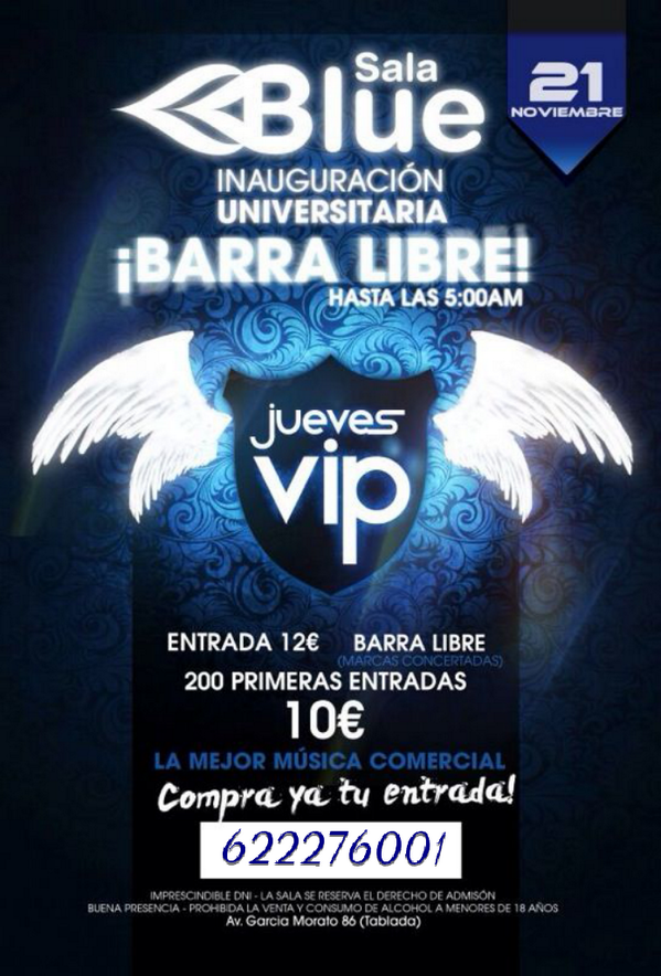 <a href="/EventosSVQ/">Eventos Sevilla</a>
★UNIVERSITARIOS★
Sabeis que por solo 10€ teneis
BARRA LIBRE!?
Todavía no tienes tu entrada? VAMOS!