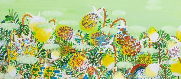 지금 박이지 작가님의 작품 컬렉션 4점을 공개합니다! 날씨가 많이 추워졌죠? 마음을 따뜻하게 만들어주는 작품 한 점 소개해드릴께요! 한 겨울에도 봄과 같이 생생한 자연의 에너지를 느낄 수 있는 작품입니다.