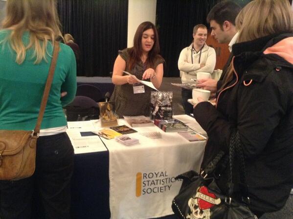 COMETinitiative's tweet photo. Visit Jamie and Kerry at the royal statistical society stand  #CTMC2013 http://t.co/hxVT4cV9Pj