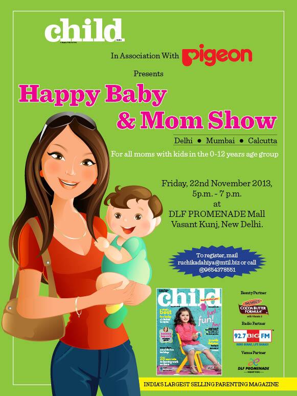 Child_Magazine's tweet photo. Happy Baby &amp; Mom Show open to all moms with kids in the 0-12 age group.Mail ruchikadahiya@mtil.biz or call 9654378551 http://t.co/ftyq7HX3MO