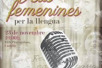 Una recomanació, companyes #Veusfemenines per la llengua aquest dissabte 23 novembre <a href="/DonesenBLOC/">DonesenBLOC</a> <a href="/DonesCompromis/">Dones amb Compromís</a>