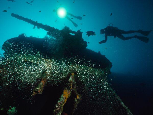 U.S.S. President Coolidge - the Coolidge was converted to military use during World War II. It sank in 1942