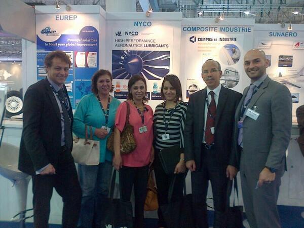 AndreChater's tweet photo. A big thanks to our customers Tunisair for their courtesy visit today @DubaiAirshow @NYCOAeronautics http://t.co/yYS0LLnSlU