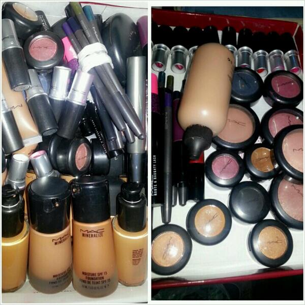 ZAtafo's tweet photo. Gosh! Cant get over my @maccosmetics products, peak season is here where are my clients @JHQueenBee @irynnamubiru http://t.co/vYdxBrHb0S