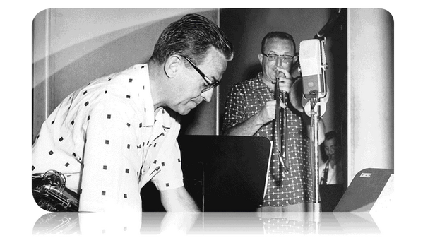 GoldenRecords's tweet photo. #TommyDorsey in the studio with @GoldenRecords circa 1950s. Happy Birthday, Tommy Dorsey! #kids #childrensmusic http://t.co/e8KLL6wLJu
