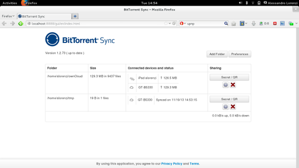 ResilioInc's tweet image. Molto bene! RT @AleLorenzi: #testing #btsync Veramente molto figo :)